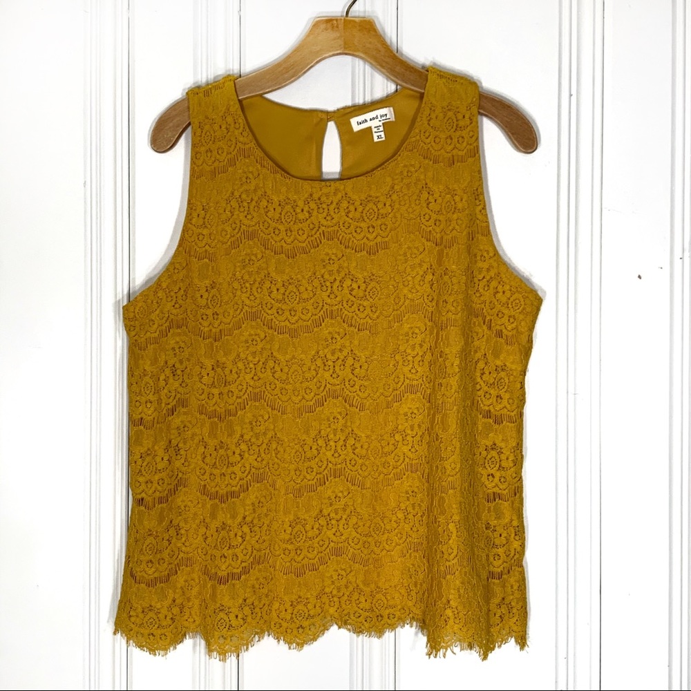 Faith and joy lace blouse